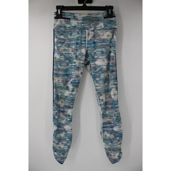 Lululemon Womens Size 4 Blurry Belle Real Quick Tight Leggings Multicolor gym - Picture 2 of 11